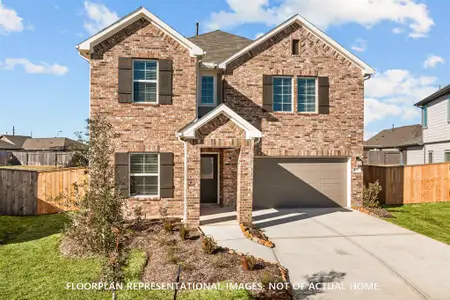 New construction Single-Family house 3413 Moraine Lake Dr, Santa Fe, TX 77510 Armstrong- photo 0