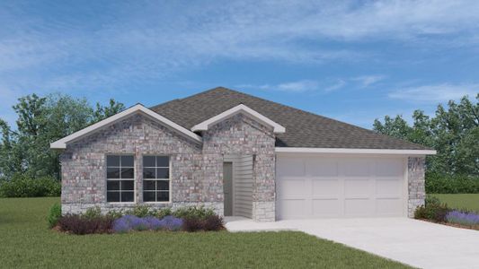New construction Single-Family house 1821 Lazy Acres St, Leander, TX 78641 plan The Irvine - image