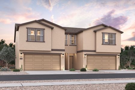 New construction Duplex house 3400 Sunbeam Dr, Bullhead City, AZ 86429 plan Duval - image