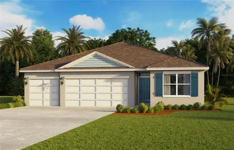 New construction Single-Family house 3024 Grey Moss Dr, St. Cloud, FL 34773 - image