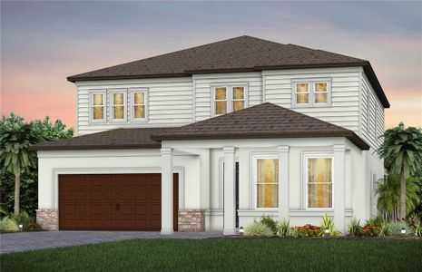 New construction Single-Family house 6923 Depue Dr, Wesley Chapel, FL 33545 plan Scarlett - image