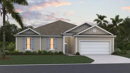 New construction Single-Family house 3 Summerwood Rd S, Palm Coast, FL 32137 plan Oakdale - image