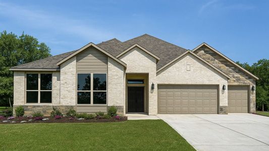 New construction Single-Family house 205 Gousoulin Ln, Pinehurst, TX 77362 plan H60B - image