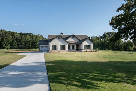 New construction Single-Family house 3864 Jersey Covington Road, Covington, GA 30014 The Everett SIde Entry- photo 0