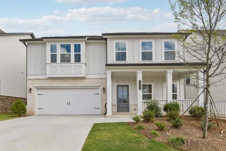 New construction Single-Family house 5452 Hargrove Wy, Flowery Branch, GA 30542 plan Hampstead - image