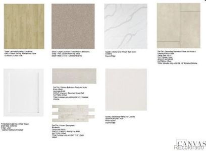 Design Selections. Home is currently under construction, selections subject to change.