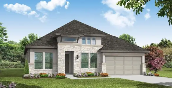 New construction Single-Family house 153 Mineral River Lp, Kyle, TX 78640 plan Hart - image