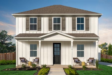 New construction Single-Family house 200 Streamwood Trl, Taylor, TX 76574 plan Washington - image