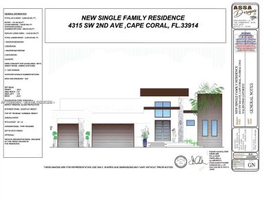 New construction Single-Family house 4315 Sw 2 Ave, Cape Coral, FL 33914 - image