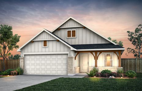 New construction Single-Family house 712 Rubber Tree Wy, Buda, TX 78610 plan Hewitt - image