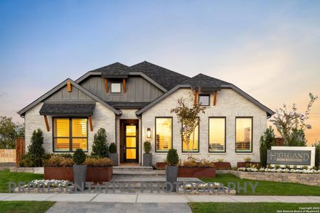 New construction Single-Family house 12217 Moon Pool, Schertz, TX 78154 Monet Plan- photo 0