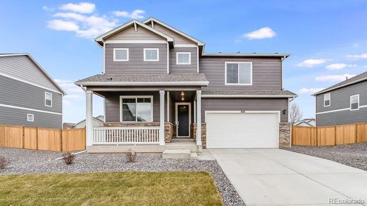 New construction Single-Family house 14116 Black Sedge Circle, Parker, CO 80134 HENNESSY- photo 0