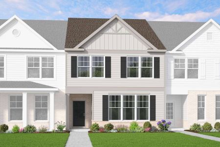 New construction Townhouse house 5616 Mulberry St, Flowery Branch, GA 30542 plan Duncan - image