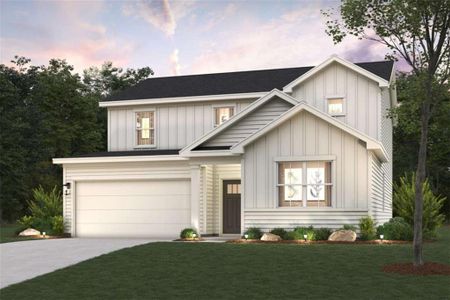 New construction Single-Family house 5261 Mulberry Creek Wy, Flowery Branch, GA 30542 plan Harding - image