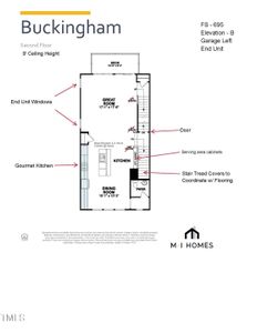 New construction Townhouse house 2374 Bay Minette Sta, Apex, NC 27502 Buckingham - Front Entry Townhomes- photo 2 2