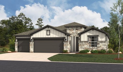 New construction Single-Family house 16403 Maple Pear, Elmendorf, TX 78112 plan Valencia - image