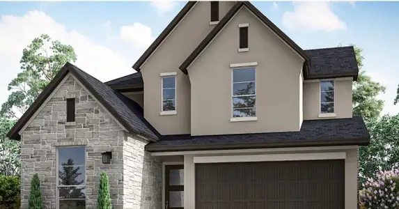 New construction Single-Family house 16522 Harmony Lea Ln, Hockley, TX 77447 plan Hawk - image