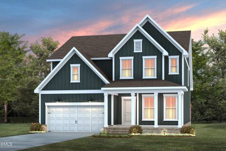 New construction Single-Family house 2216 Astride Wy, Willow Spring, NC 27592 plan Continental - image