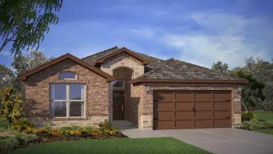 New construction Single-Family house 115 Yucca Ln, Rhome, TX 76078 plan Portales - image