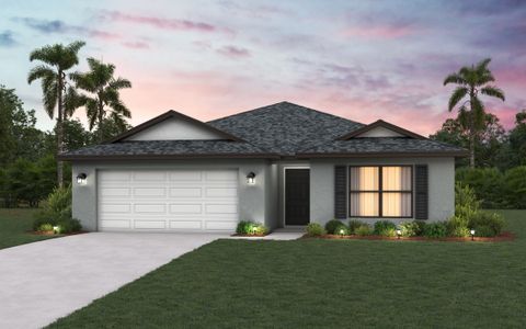 New construction Single-Family house 1001 Cordova St Se, Palm Bay, FL 32905 Gasparilla- photo 0