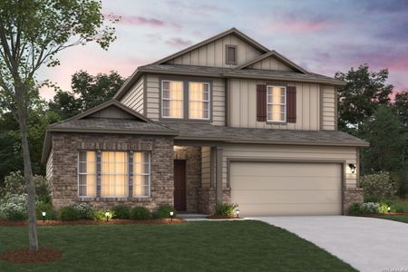 New construction Single-Family house 1041 River Wood, Seguin, TX 78155 plan Barbosa - image