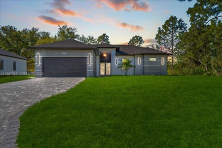 New construction Single-Family house 3013 14Th St W, Lehigh Acres, FL 33971 - image