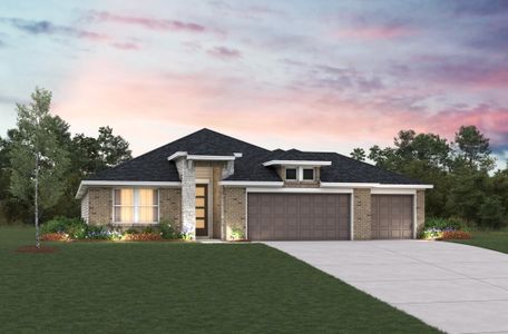 New construction Single-Family house 3306 Creekside Ct, Texas City, TX 77590 plan Olympic - image