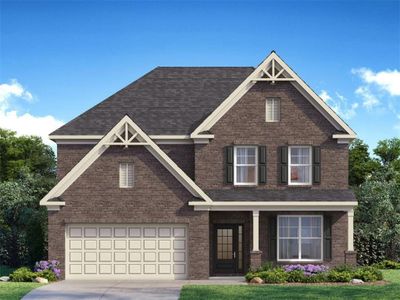 New construction Single-Family house 7152 Linden Dr, South Fulton, GA 30349 plan BELLVIEW - image
