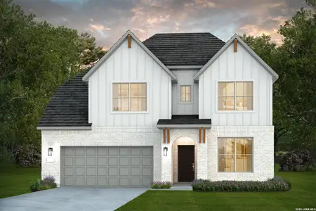 New construction Single-Family house 519 Grand Legacy, New Braunfels, TX 78130 plan Wheeler - image