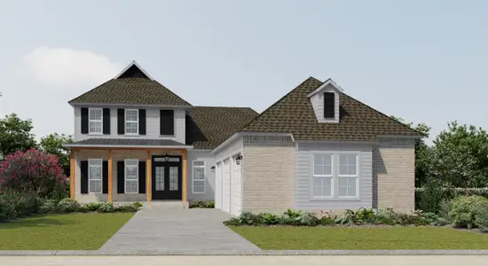 New construction Single-Family house 28 N Saint Claire Ln, Freeport, FL 32439 plan Whitman II A - image