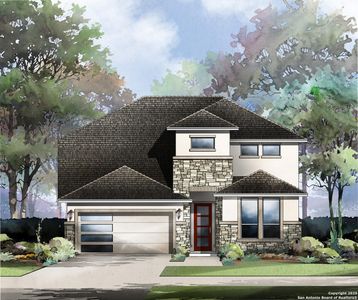 New construction Single-Family house 28406 Allswell Ln, San Antonio, TX 78260 Lewis : 50-3083F.1- photo 0 0