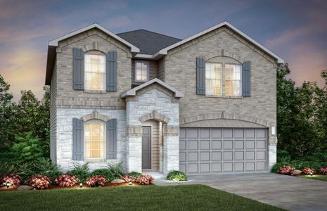 New construction Single-Family house 16318 Vivid Creek Ct, Conroe, TX 77302 Kisko- photo 0