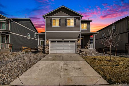 New construction Single-Family house 45819 Silverdrop Avenue, Bennett, CO 80102 - photo 0