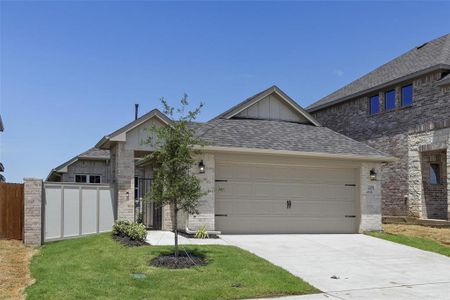 New construction Single-Family house 359 Dandy Landings, Lavon, TX 75166 Harwood- photo 0