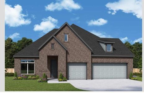 New construction Single-Family house 2001 Sundown Trl, Georgetown, TX 78628 The Beeville- photo 0