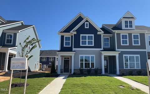 New construction Townhouse house 1633 Wendell Valley Boulevard, Wendell, NC 27591 - photo 0