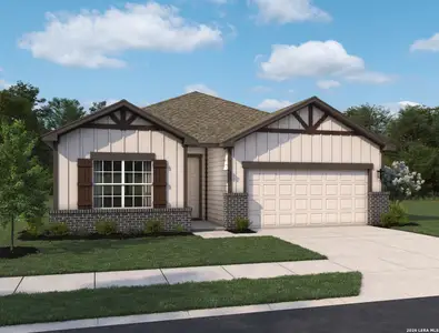 New construction Single-Family house 11815 Vista Xing, Live Oak, TX 78233 plan Carter - image