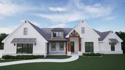 New construction Single-Family house 201 Palo Duro, Aledo, TX 76008 plan The Allen - image