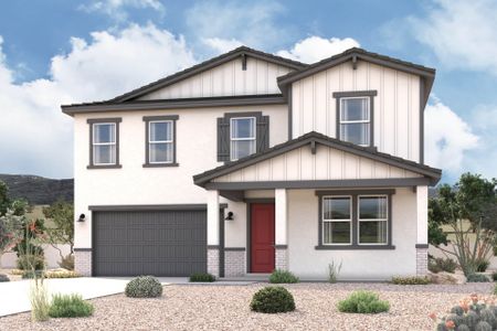 New construction Single-Family house 26226 N Brown Vine St, Florence, AZ 85132 plan Summersville - image
