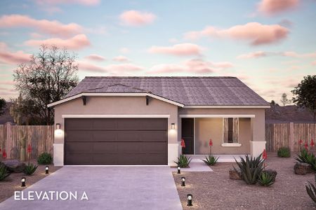 New construction Single-Family house 25557 W Trumbull Rd, Buckeye, AZ 85326 plan Leon - image