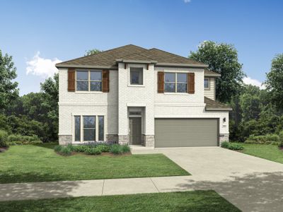 New construction Single-Family house 1216 Corsica Cliffs Dr, Huffman, TX 77336 plan Lavaca - image