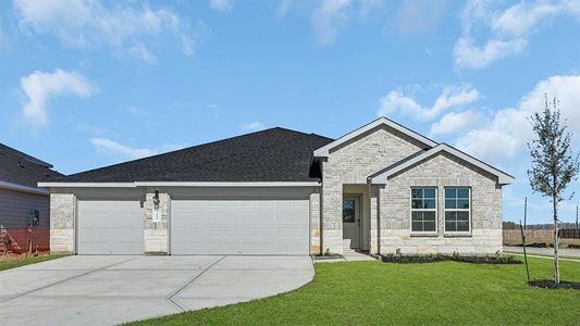 New construction Single-Family house 8551 Sandy Coral Ln, Iowa Colony, TX 77583 Courtland - photo 0