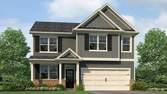 New construction Single-Family house 3877 Donetta Dr, Atlanta, GA 30349 plan Belhaven - image