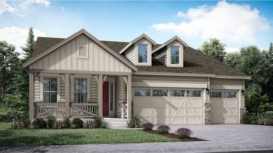 New construction Single-Family house 4049 Buttongrass Trl, Castle Rock, CO 80108 plan Davis - image