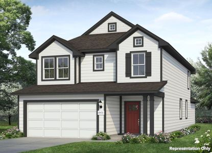 New construction Single-Family house 1007 Windrow Run, Hutto, TX 78634 plan Heritage Mill 2595 - image