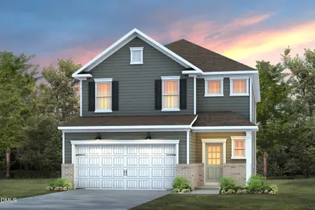 New construction Single-Family house 617 Wicklow Hall Dr, Fuquay Varina, NC 27526 plan Murray - image