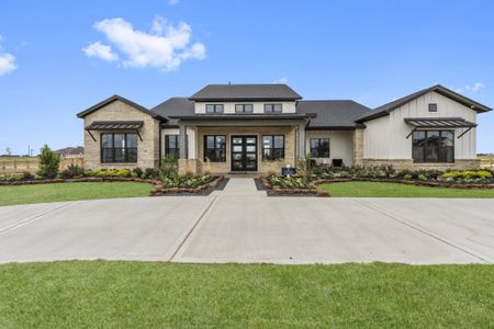 New construction Single-Family house 2001 Whispering Oaks Lane, Waller, TX 77484 Abilene- photo 0