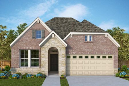 New construction Single-Family house 1321 S Brook Dr, Leander, TX 78641 plan The Gladesdale - image