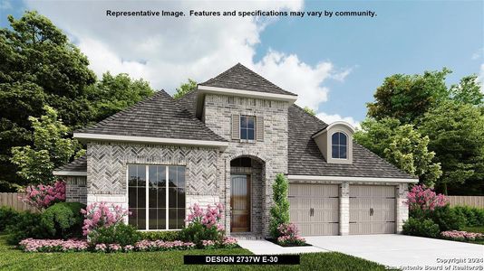 New construction Single-Family house 5723 Tug Point, New Braunfels, TX 78130 Design 2737W- photo 0