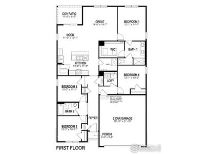 New construction Single-Family house 376 Chardon Ave, Brighton, CO 80601 plan CHATHAM - image